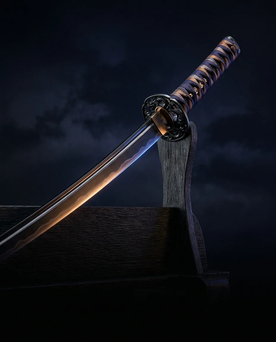 Anime-inspired katana